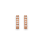 14K Cut Out Hoop Earrings