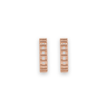 14K Cut Out Hoop Earrings
