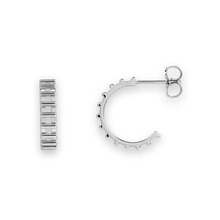 14K Cut Out Hoop Earrings