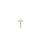 14K Diamond Initial Earring Dangle