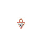 14K Diamond Triangle Earring Dangle