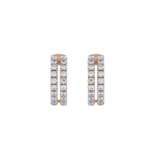 14K Lab Grown Diamond 0.50ct Double Row Ear Cuff
