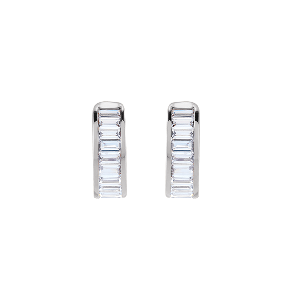 14K Lab Grown 0.75ct Diamond Baguettes Ear Cuff