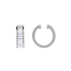 14K Lab Grown 0.75ct Diamond Baguettes Ear Cuff