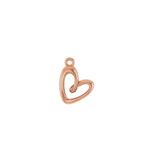 14K Fancy Heart Earring Dangle