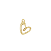 14K Fancy Heart Earring Dangle