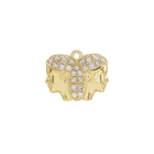 14K Natural Diamond Zodiac Earring Dangle
