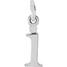 Silver Lowercase Initial Pendant