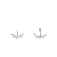 14K Akoya Pearl and Natural Diamond Earring Jacket