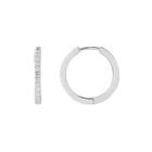 14K Lab Grown Diamond Hoops Earring