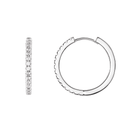 14K Lab Grown Diamond Hoops Earring