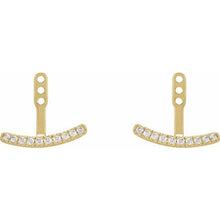 14K Lab Grown Diamond Earring Jackets