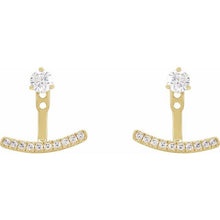 14K Lab Grown Diamond Earring Jackets