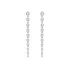 14K Lab Grown Graduated Line Drop Earring