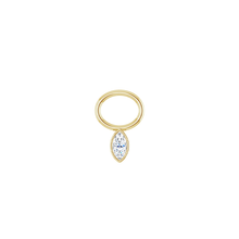 14K Diamond Marquise Earring Dangle
