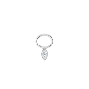 14K Diamond Marquise Earring Dangle