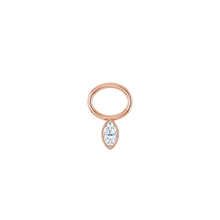 14K Diamond Marquise Earring Dangle