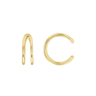 14K Negative Space Ear Cuff