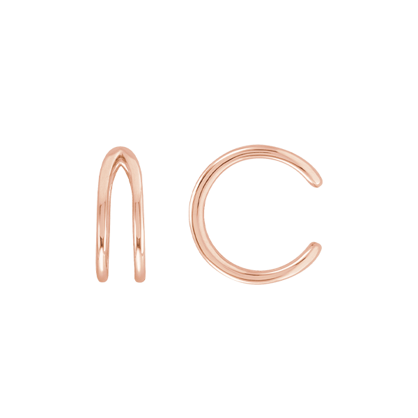 14K Negative Space Ear Cuff