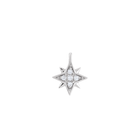 14K Natural Diamond North Star Earring Dangle