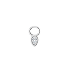 14K Diamond Pear Earring Dangle