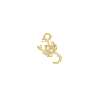 14K Natural Diamond Zodiac Earring Dangle