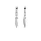 14K Spike Hoop Earring