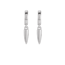 14K Spike Hoop Earring