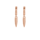 14K Spike Hoop Earring
