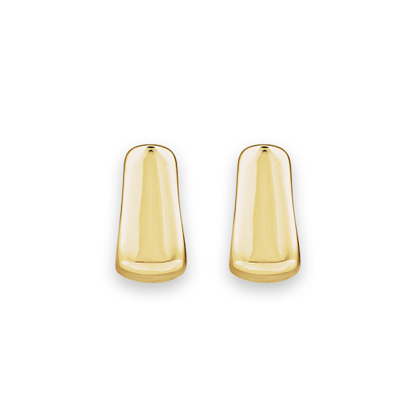 14K Square Hinged Hoop Earrings