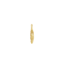14K Natural Diamond Star Earring Dangle