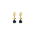 14K Natural Gemstone Micro Set Drop Earring
